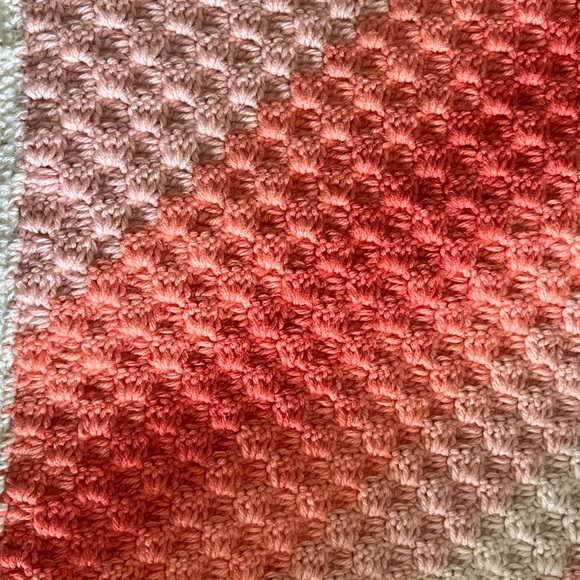 Handmade Crochet Baby or Stroller Blanket - Picture 5 of 5